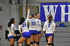 Volleyball vs MHC  Wheaton Women's Volleyball vs Mount Holyoke College. - Photo by Keith Nordstrom : Wheaton, Volleyball